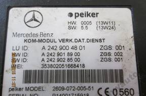 МОДУЛЬ БЛОК УПРАВЛЕНИЯ MERCEDES A2429004801