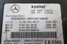 МОДУЛЬ БЛОК УПРАВЛЕНИЯ MERCEDES A2429004801