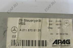 МОДУЛЬ БЛОК УПРАВЛЕНИЯ Mercedes W211 a2118708125