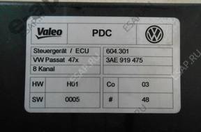 МОДУЛЬ БЛОК УПРАВЛЕНИЯ ПАРКТРОНИКАМИ 3AE919475 VW PASSAT B7