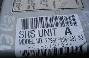 МОДУЛЬ БЛОК УПРАВЛЕНИЯ ПОДУШЕК SRS HONDA CIVIC 95-00 3D