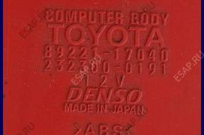 МОДУЛЬ БЛОК УПРАВЛЕНИЯ TOYOTA MR2 89221-17040 232300-0191
