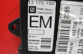 МОДУЛЬ БЛОК УПРАВЛЕНИЯ VECTRA C SIGNUM 13170150 EM  Z PIN