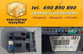 МОДУЛЬ BSI БЛОК УПРАВЛЕНИЯ PEUGEOT 308 9663798180