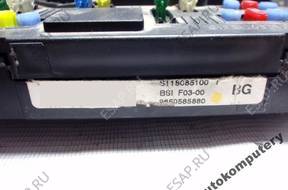 МОДУЛЬ BSI CITROEN C3 9650585880 s118085100i БЕЗ КОДА