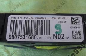 МОДУЛЬ BSI NO2 PEUGET 208 2014 год, 9807531680-00