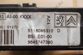МОДУЛЬ BSI Peugeot 206 S118085310D 9645747380