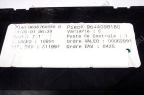 МОДУЛЬ BSI PEUGEOT 307 9644098180 variante C БЕЗ КОДА