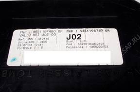 МОДУЛЬ BSI PEUGEOT 307 9651196780 j02 БЕЗ КОДА
