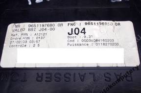 МОДУЛЬ BSI PEUGEOT 307 9651196950 J04 БЕЗ КОДА