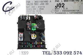 МОДУЛЬ BSI PEUGEOT 307 9651197480A 9651196780A J02
