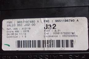 МОДУЛЬ BSI Peugeot 307 9651197480A 9651196780A