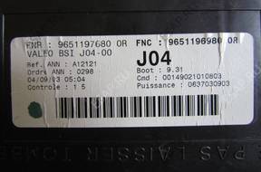 МОДУЛЬ BSI PEUGEOT 307 9651197680 / 9651196980 J04