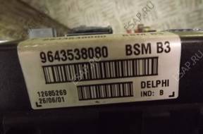 МОДУЛЬ BSM peugeot 307 HDI  9643538080