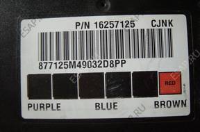 МОДУЛЬ control P/N16257125