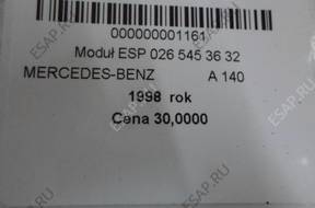 МОДУЛЬ ESP 026 545 36 32 MERCEDES-БЕНЗИН A 140