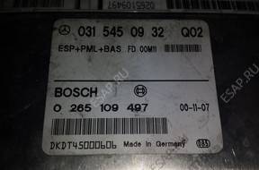 МОДУЛЬ ESP 0315450932 Mercedes S klasa 220 Cl 215