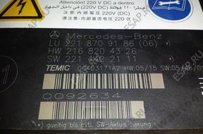 МОДУЛЬ kanapy 2218709186 Mercedes S klasa 221 216