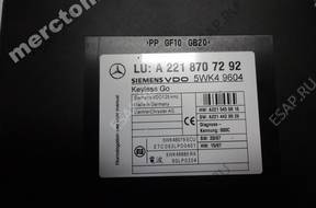 МОДУЛЬ Keylees go Mercedes S classe W 221 lift