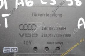 МОДУЛЬ KOMFORTU AUDI A6 C5 1998 год 4B0 962 258H