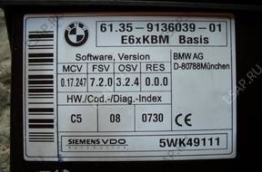 МОДУЛЬ KOMFORTU BMW E60 E61 M5 61.35-9136039  653