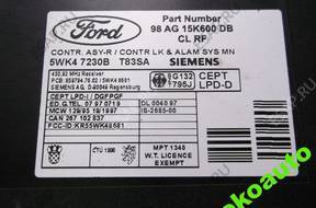 МОДУЛЬ komfortu MONDEO MK 2 II 1.8 B 98AG15K600DB