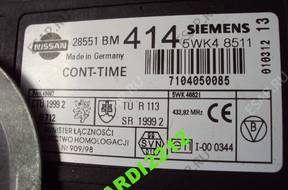 МОДУЛЬ KOMFORTU NISSAN ALMERA N16 28551BM414