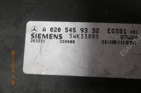 МОДУЛЬ КПП 0205459332 Mercedes C klasa 202 E210