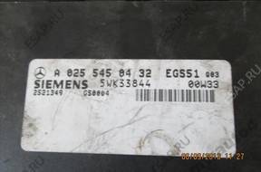 МОДУЛЬ КПП 02554500432 Mercedes E klasa 210 203