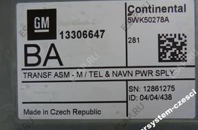МОДУЛЬ НАВИГАЦИИ TELEFONU 13306647 ASTRA IV J