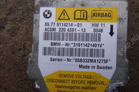 МОДУЛЬ ПОДУШЕК AIR BAG BMW 5 E60 E61 9114214