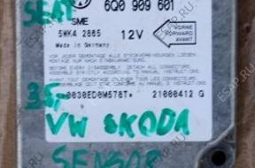 МОДУЛЬ ПОДУШЕК Airbag СЕНСОР VW SEAT 6Q0909601 FV