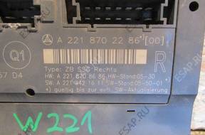 МОДУЛЬ sterowania fotelem - Mercedes S 2218702286