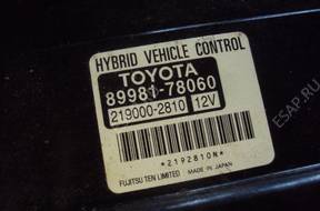 МОДУЛЬ SYSTEMU HYBRYD LEXUS NX 89981-78060