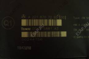 МОДУЛЬ tylnich foteli mercedes 221 A2218707293 lift МОДУЛЬ tylnich foteli mercedes 221 A2218707293 lift