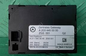 МОДУЛЬ ZAMKA GATEWAY MERCEDES W203 A2034450000