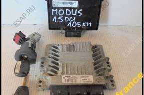MODUS 1.5 DCI 106KM БЛОК УПРАВЛЕНИЯ  КОМПЛЕКТ 8200565863