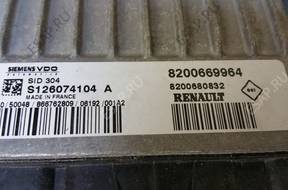 MODUS 1.5DCI 103-106KM БЛОК УПРАВЛЕНИЯ SIEMENS 8200669964