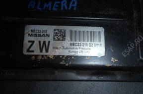 NISSAN ALMERA N16 * БЛОК УПРАВЛЕНИЯ MEC32-210 D2 3Y10 *