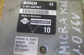 NISSAN MICRA K11 1.0 16V БЛОК УПРАВЛЕНИЯ 0 261 200 957