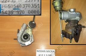 NISSAN MICRA K12 1.5 DCI ТУРБОКОМПРЕССОР