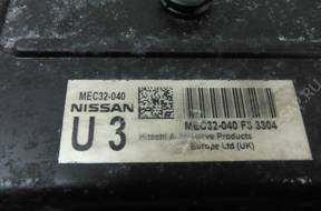 Nissan Micra K12 МОДУЛЬ БЛОК УПРАВЛЕНИЯ MEC 32-040 U3