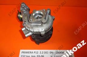 NISSAN PRIMERA P12 2.2 DCI  ТУРБОКОМПРЕССОР