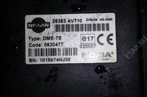 Nissan Primera P12 БЛОК УПРАВЛЕНИЯ NOKIA 28383 AV710