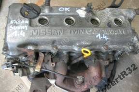 NISSAN SUNNY N14 1.4 двигатель