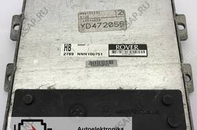 NNN100751 2789 HB БЛОК УПРАВЛЕНИЯ ECU ROVER 25 1.4