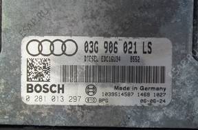 obserwuj БЛОК УПРАВЛЕНИЯ AUDI A3 1.9 TDI 03G906021LS 0281