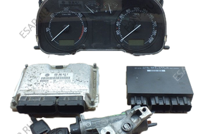 Octavia 1.9 SDI КОМПЛЕКТ ДВИГАТЕЛЯ БЛОК УПРАВЛЕНИЯ 038906012E