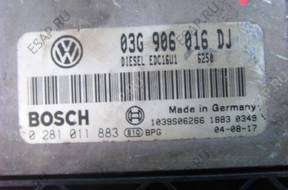OCTAVIA II 2 1.9 TDI БЛОК УПРАВЛЕНИЯ ДВИГАТЕЛЕМ 03G906016DJ