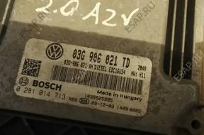 Octavia II БЛОК УПРАВЛЕНИЯ 03G906016hf k 03G906021tb td
